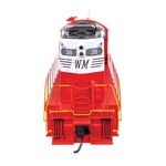Walthers EMD GP9 Phase II - Standard DC -- Western Maryland #38 - Red/White/Black