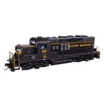 Walthers EMD GP9 Phase II - LokSound 5 Sound and DCC -- Western Maryland #39 (black, Speed Lettering)
