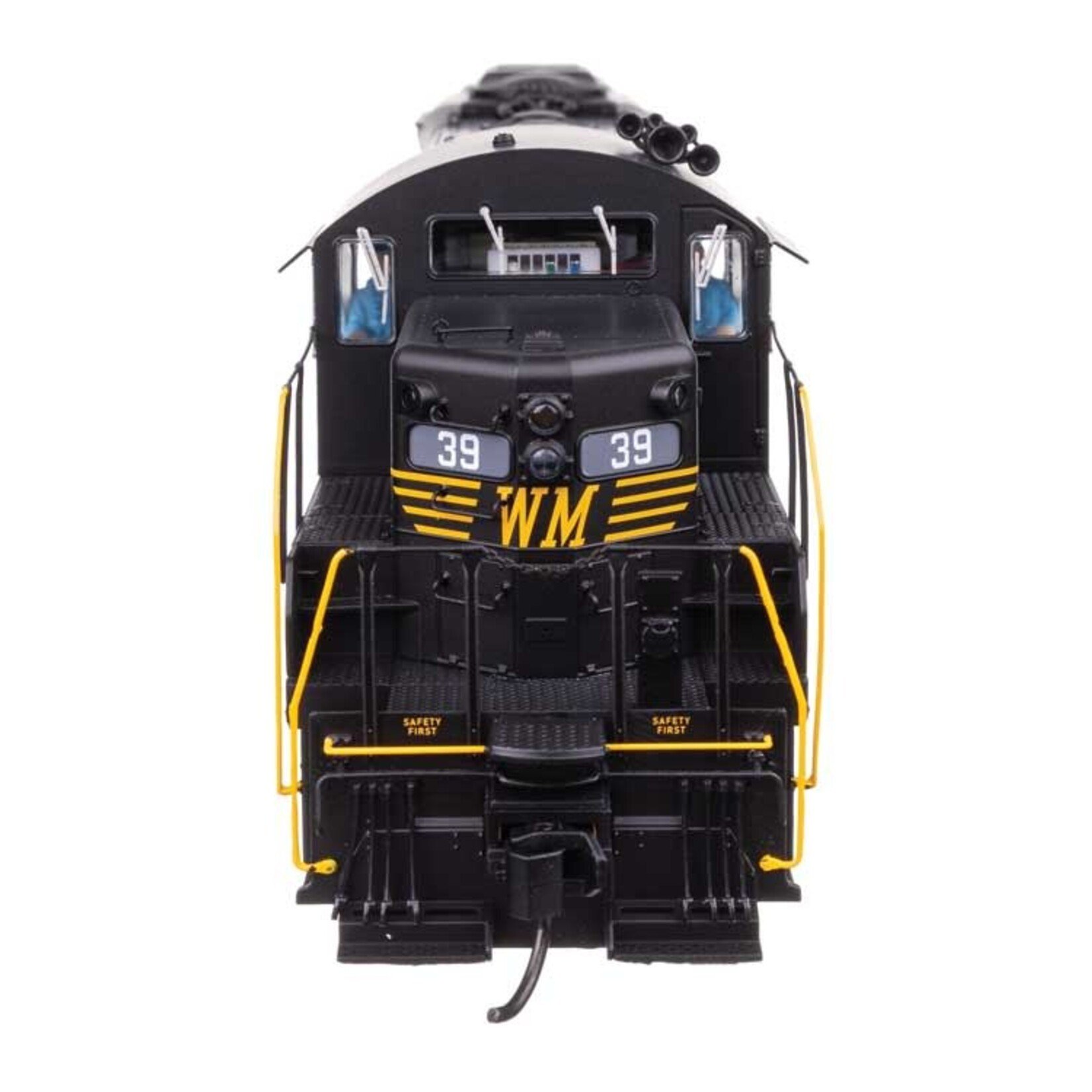 Walthers EMD GP9 Phase II - LokSound 5 Sound and DCC -- Western Maryland #39 (black, Speed Lettering)