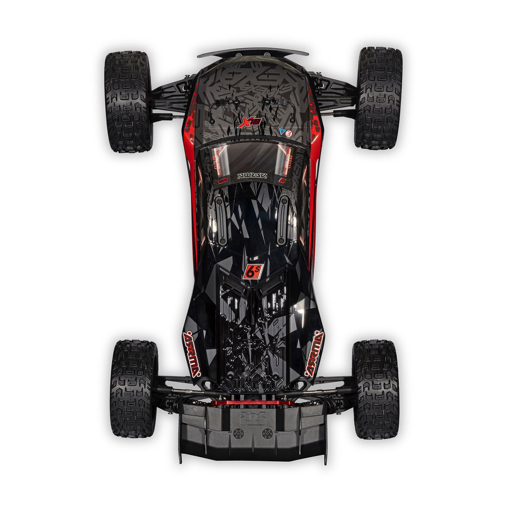 Arrma 1/7 TALION 6S EXB 4X4 RTR Brushless Speed Truck, Black