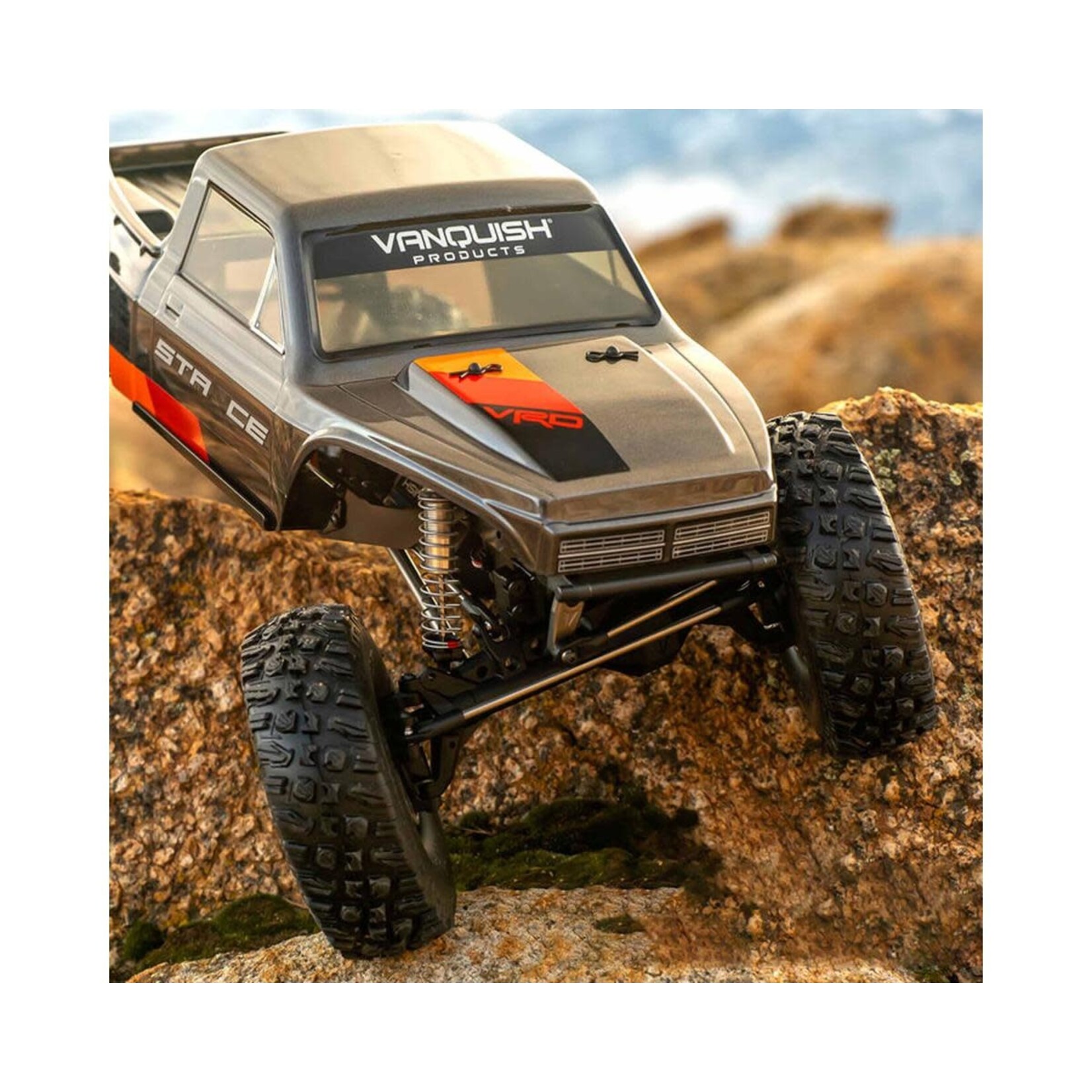 Vanquish Products 1/10 VRD Stance Portal Axle 4x4 RTR 1/10 Comp Rock Crawler (Graphite) w/2.4GHz Radio