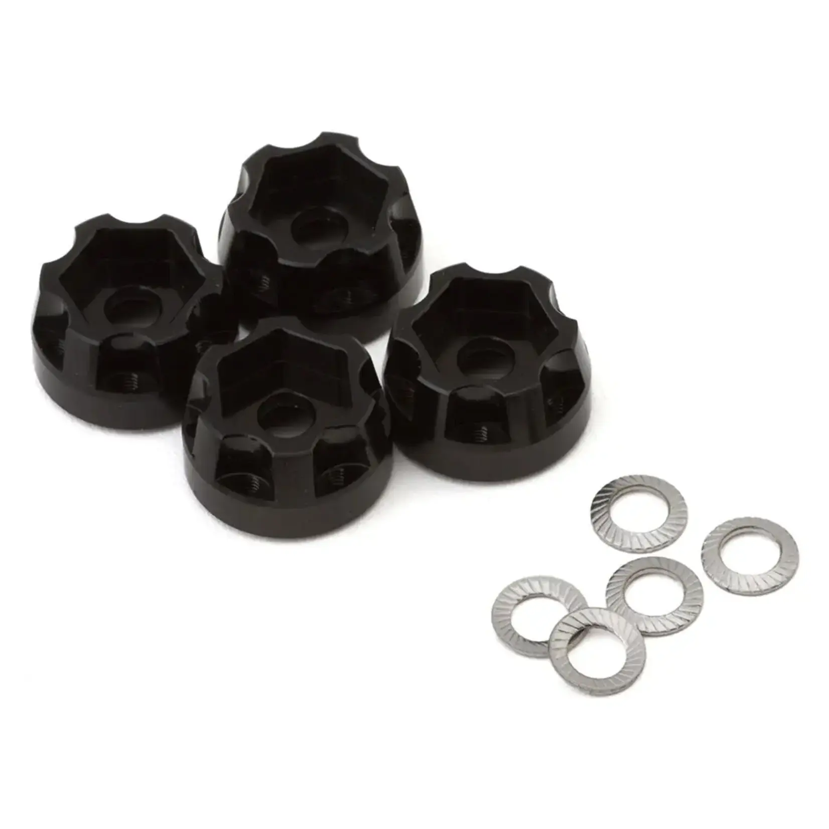 Treal Hobby Type L 1.0" Aluminum Cyclone Beadlock Wheels (Blue) (4) (27.5g ea)
