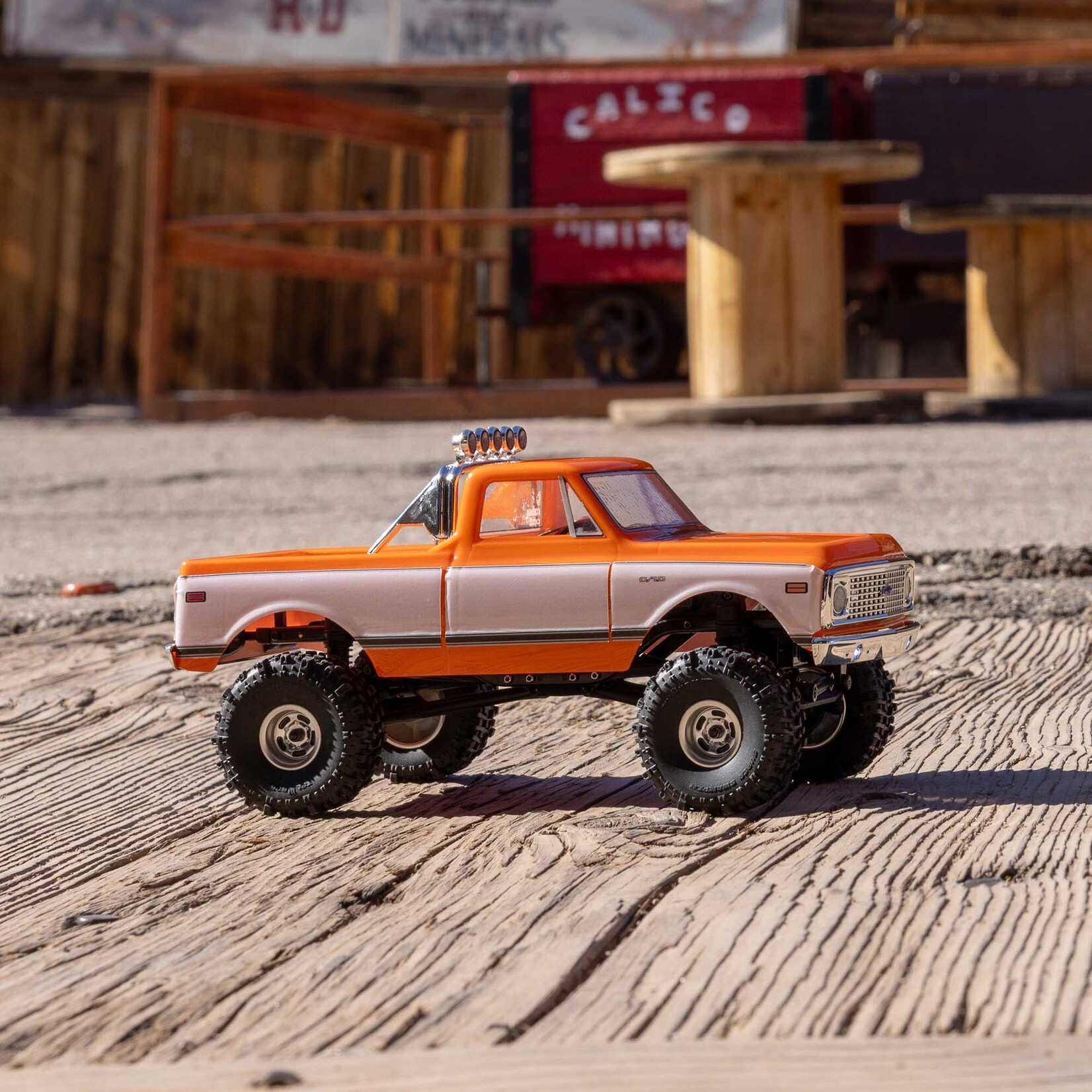 Axial 1/24 SCX24 1967-1972 Chevrolet C10 4WD Truck RTR, Orange