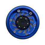 Treal Hobby Cyclone 1.9" Aluminum Beadlock Wheels (Blue) (4) (122.5g)