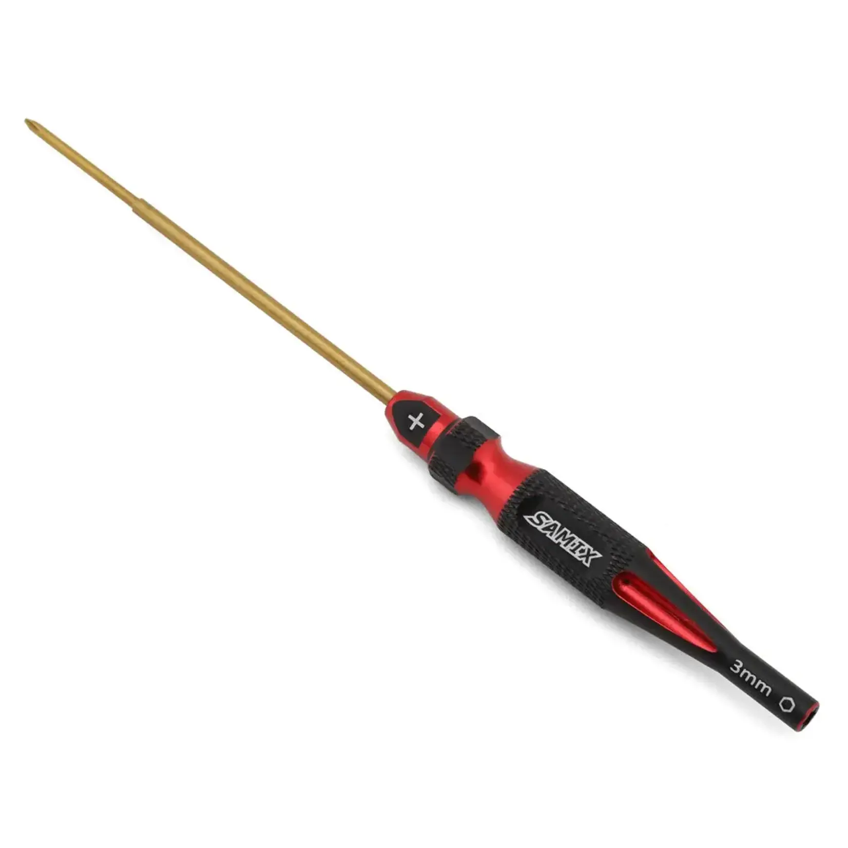 Samix Axial SCX30 2-in-1 Screw & Nut Driver (Red) (Phillips/3mm Nut)