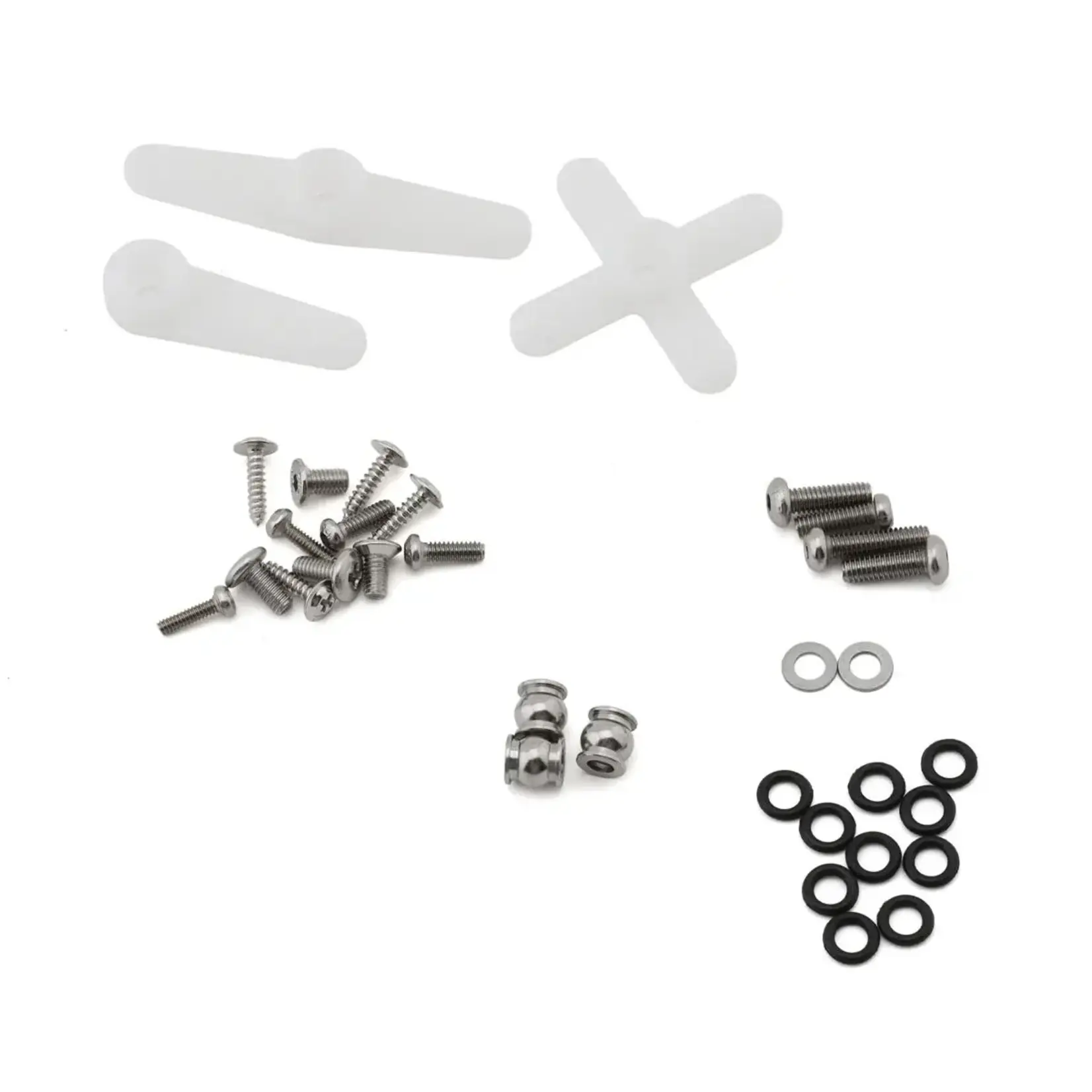 Aluminum High Voltage Micro Servo Set (Grom/NASCAR) w/Aluminum Servo Saver (25T)