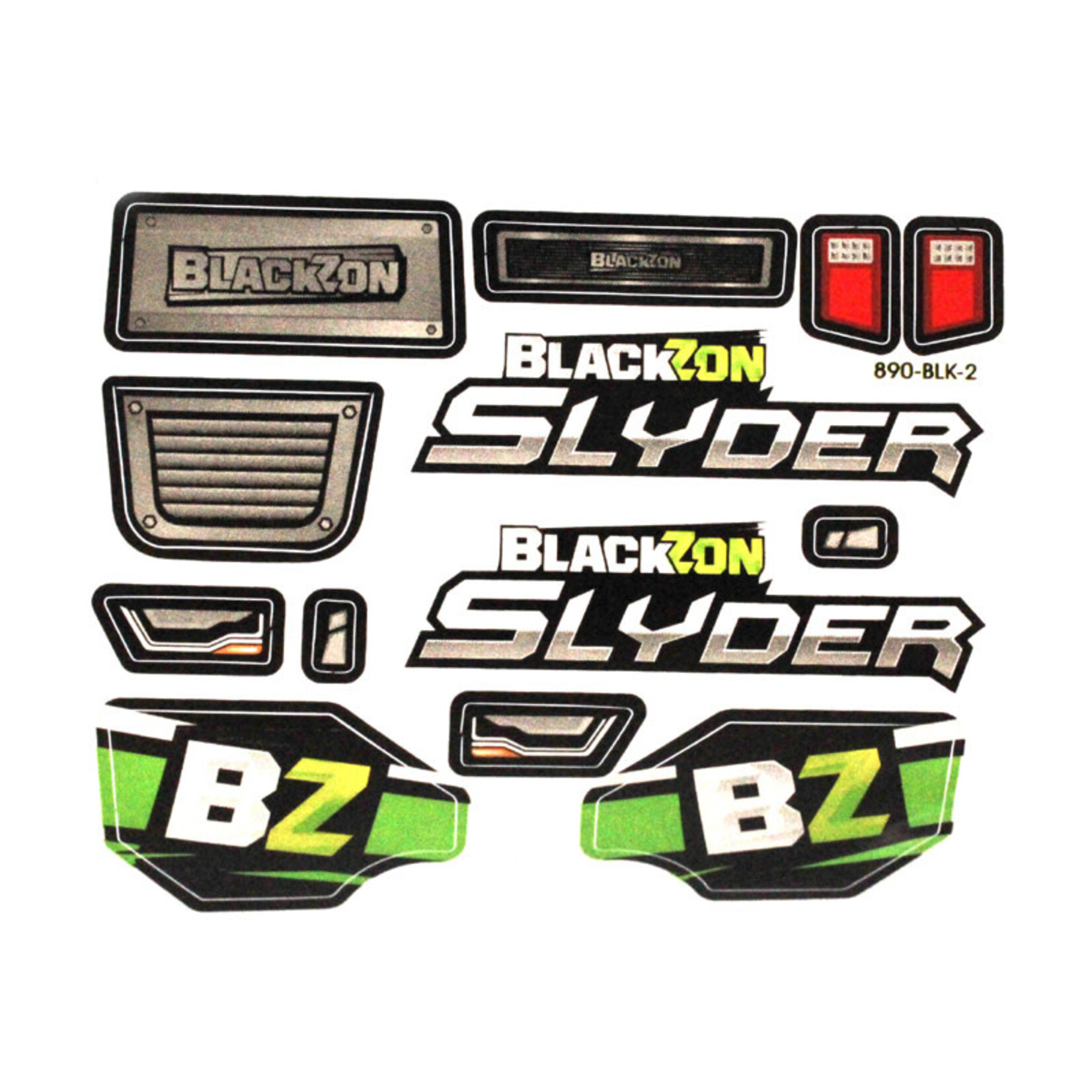 Racers Edge Clear Stadium Truck Body with Stickers for Blackzon Slyder