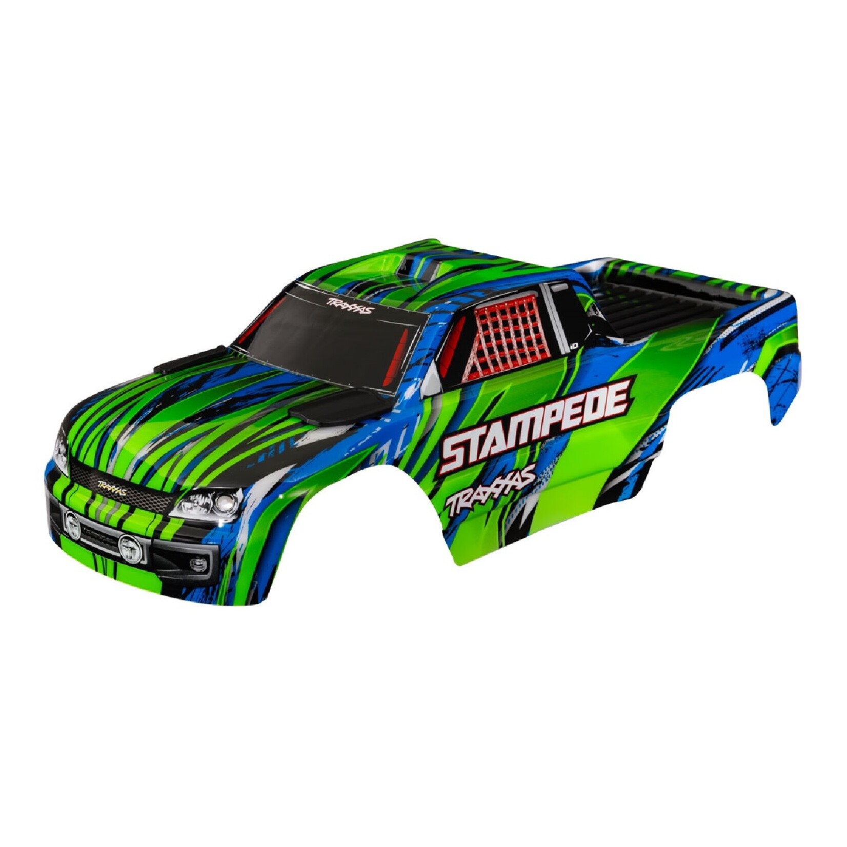 Traxxas Stampede 2WD Green Clipless Body