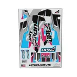 "Velocity" Graphic Set for Losi® 22S™ Sprint Car (Pink)
