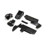Losi Body Panel Set, Black: 22S Sprint Car