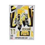 "Vector" Graphic Set for Losi® 22S™ Sprint Car (Yellow)