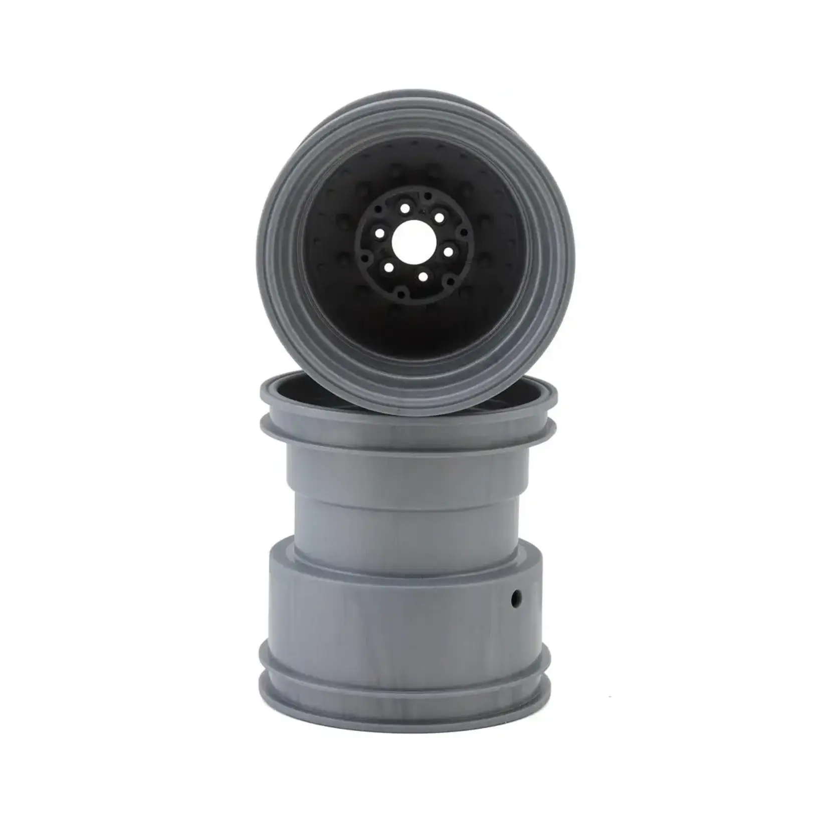 JConcepts Tribute 73's Monster Truck wheel w/Adaptors (Grey) (2) (3.2x3.6")