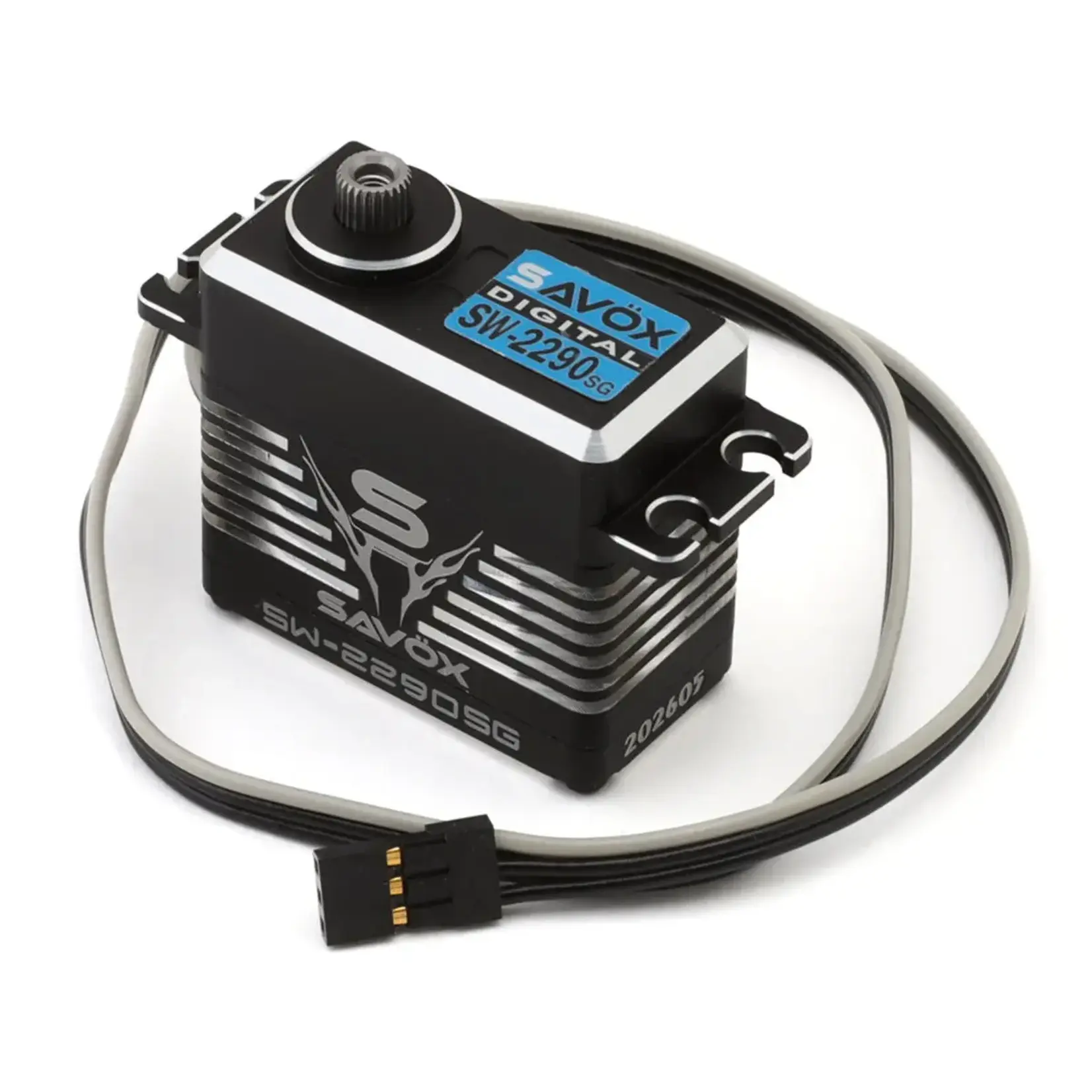 Savox SW-2290SG-BE Aluminum "Monster Torque" Waterproof Brushless Servo (HV) (Black Edition)