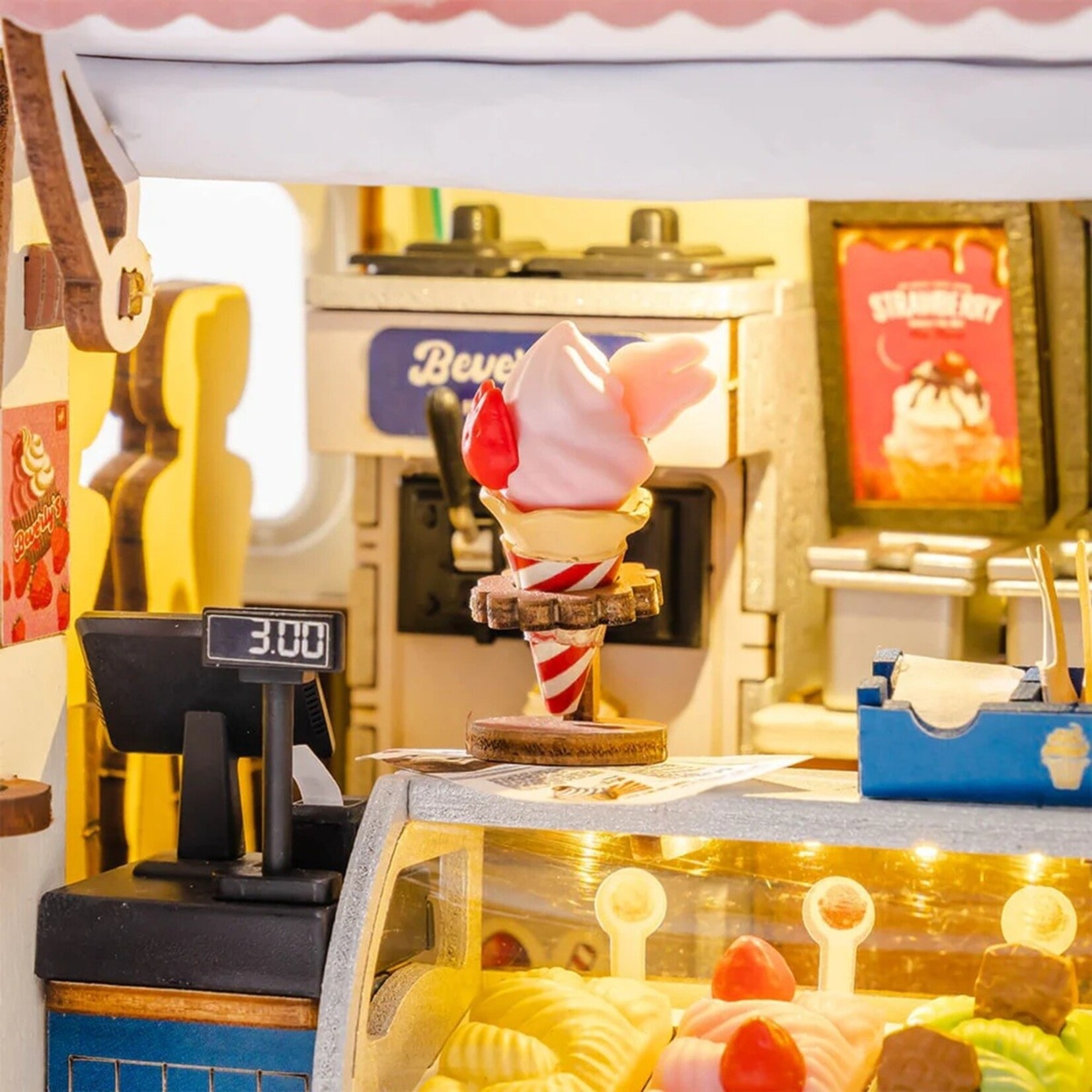 Robotime Beverly's Ice Cream Truck 3D Wood Puzzle