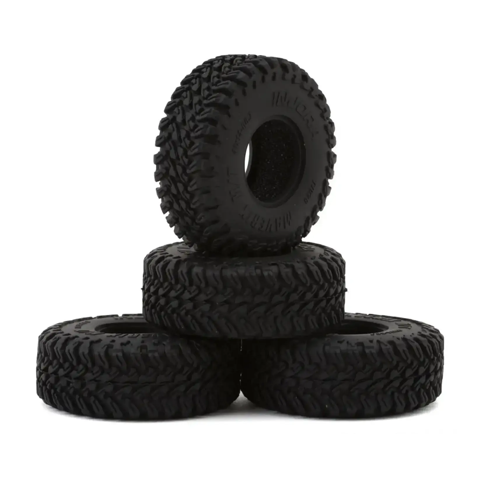 0.7" Maverix M/T Micro Rock Crawler Tires (4) (41mm OD) w/Foam Inserts