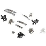 Axial SCX30 Steel High Clearance Suspension & Steering Links Set (Silver)