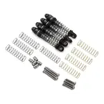 Treal Hobby Axial SCX30 26mm Aluminum Threaded Shocks (Silver) (4)