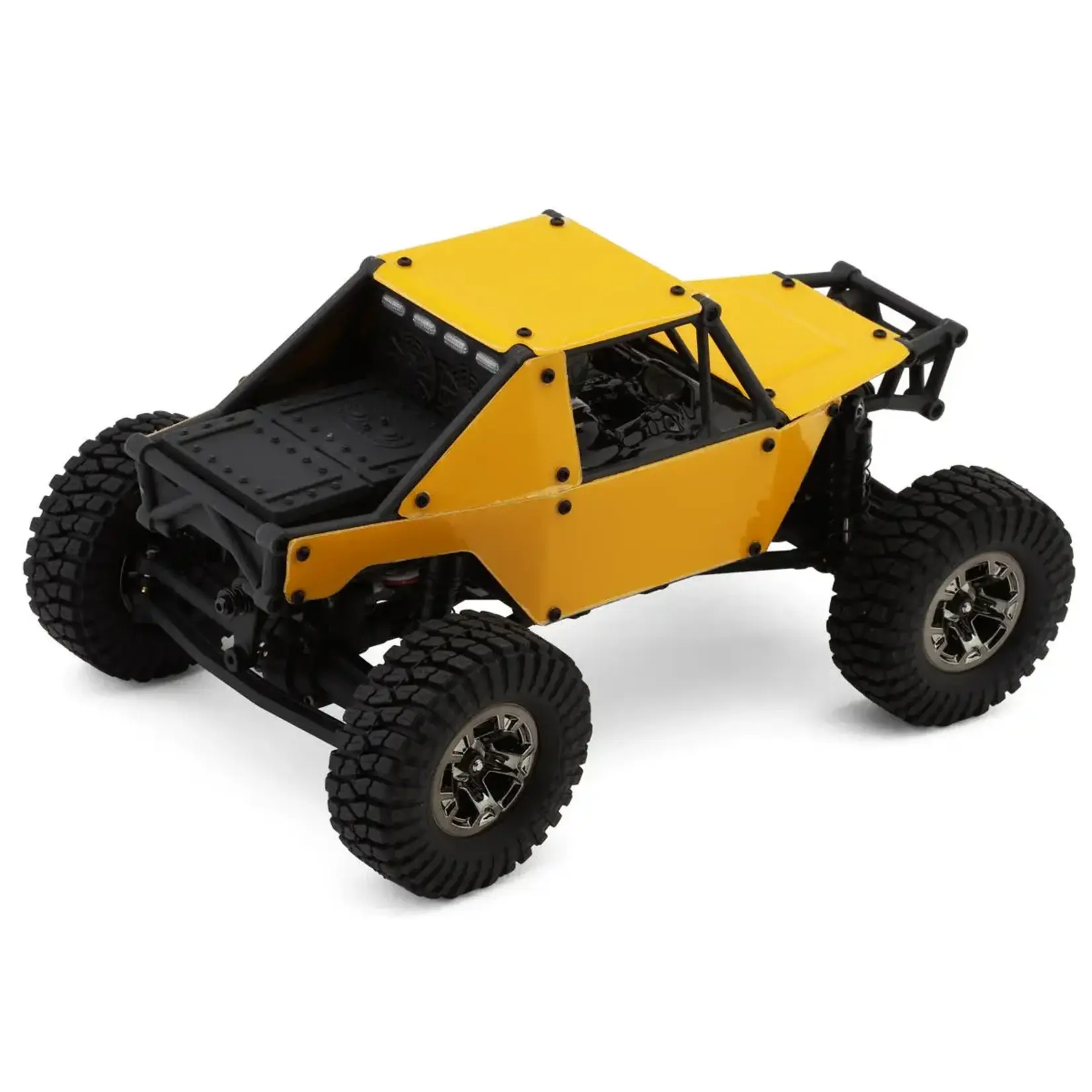 UCX24 Snow Leopard PRO 4WS 1/24 Brushless RTR Micro Rock Crawler (Yellow)