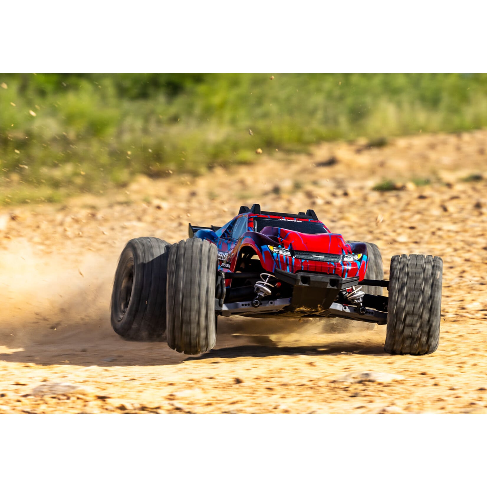 Traxxas 1/10 Rustler 4X4 Brushless - RED