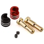1UpRacing Heatsink Bullet Plug Grips w/4-5mm Bullets (Black/Red)