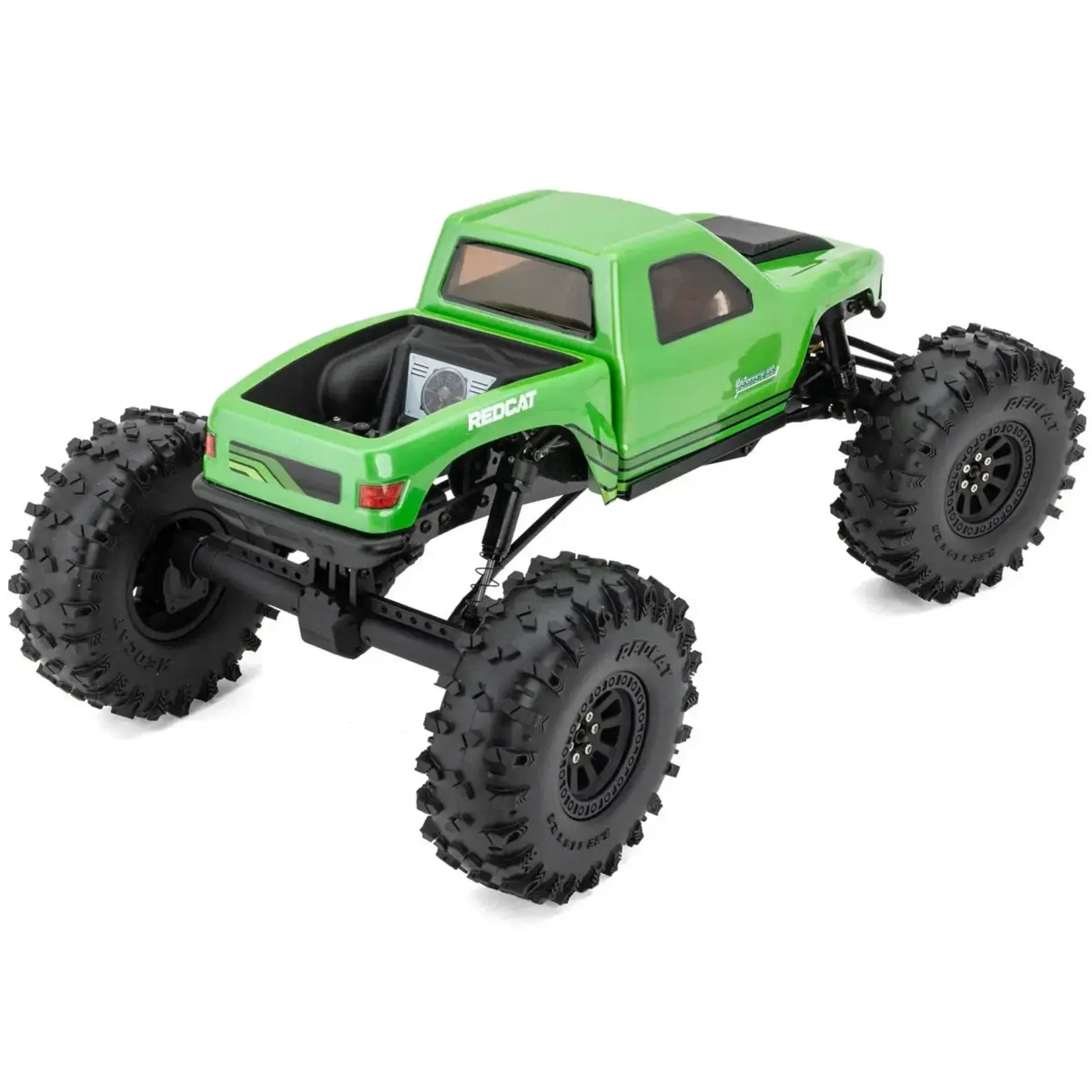 Redcat Racing Vertex-10W 1/10 RTR 4WD Electric Brushless Rock Crawler (Electric Green) (+24mm Wide Axles)