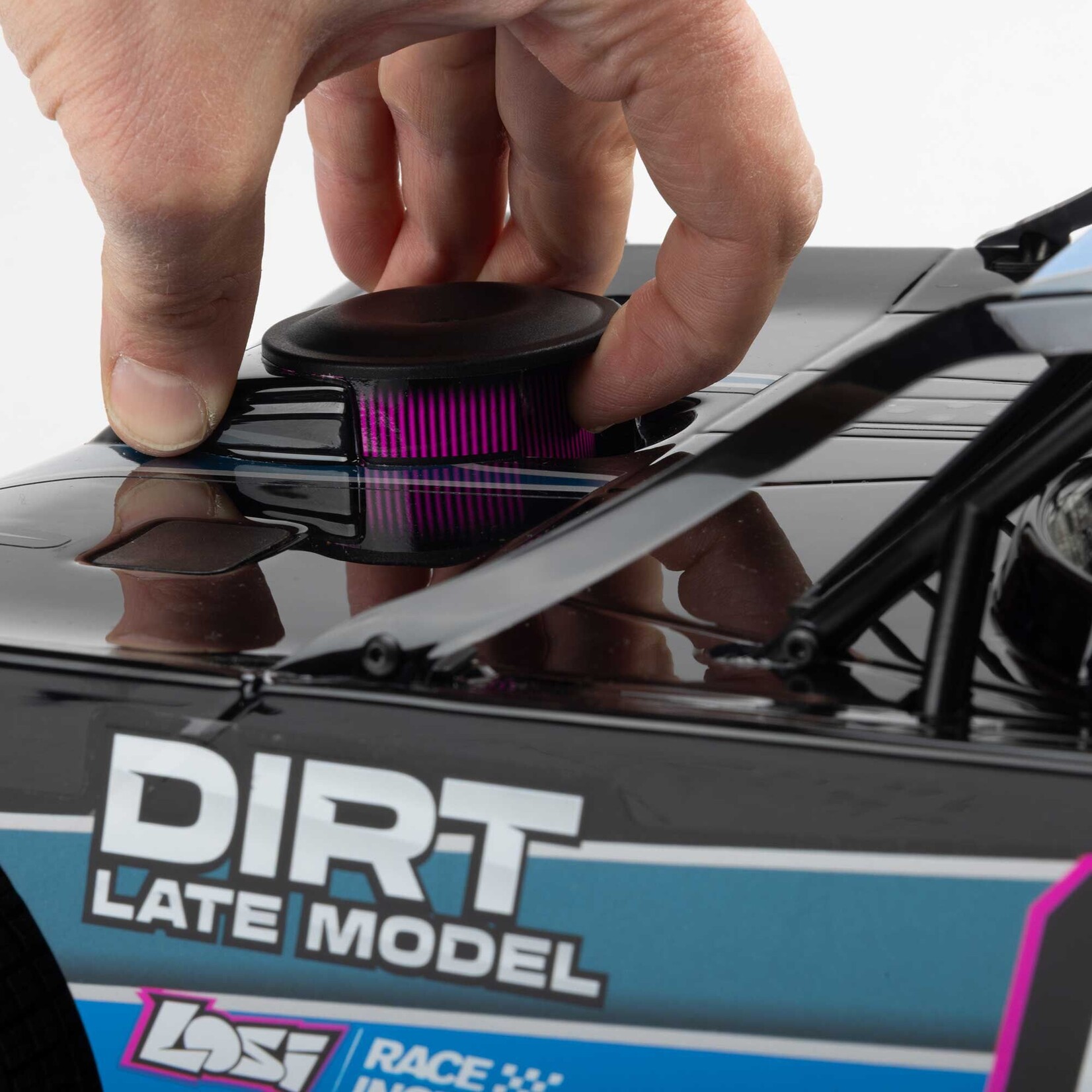Losi 1/10 22S 2WD Dirt Oval Late Model RTR, Blue