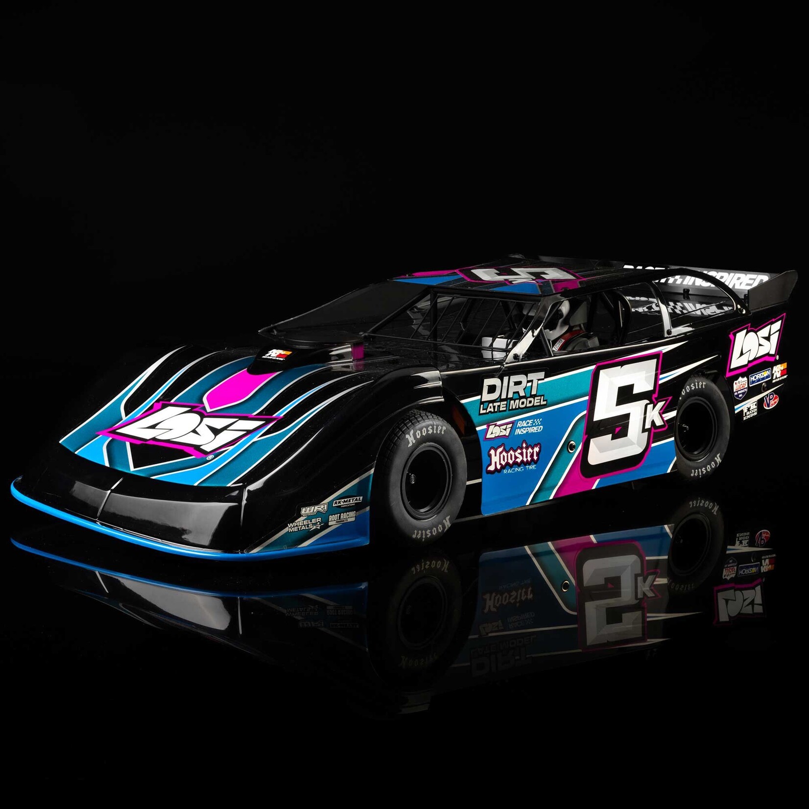 Losi 1/10 22S 2WD Dirt Oval Late Model RTR, Blue