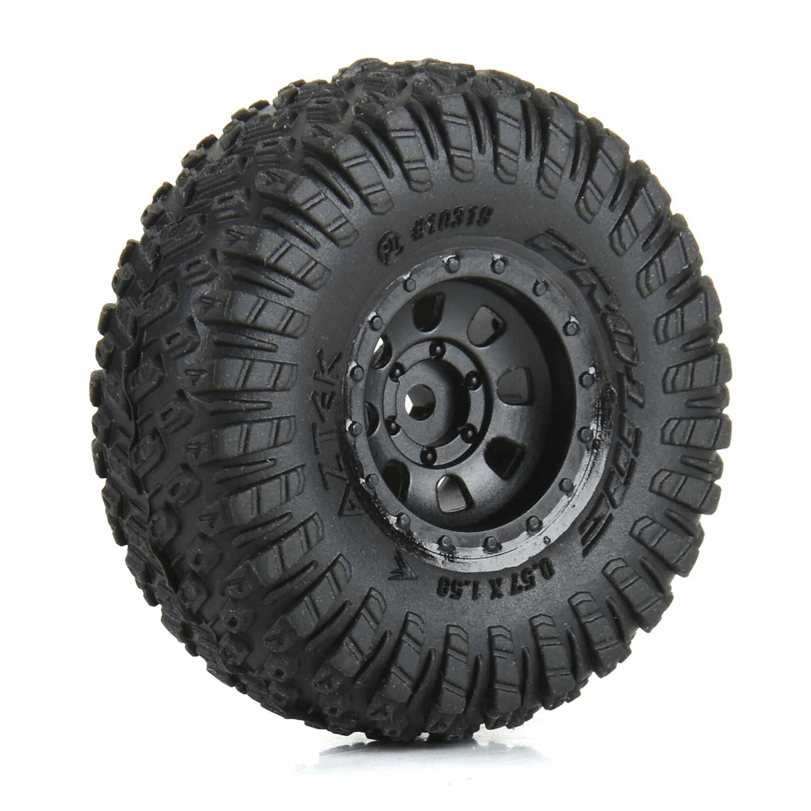Pro-Line 1/30 Aztek Front/Rear Mounted Black Clobber (4) for Axial SCX30