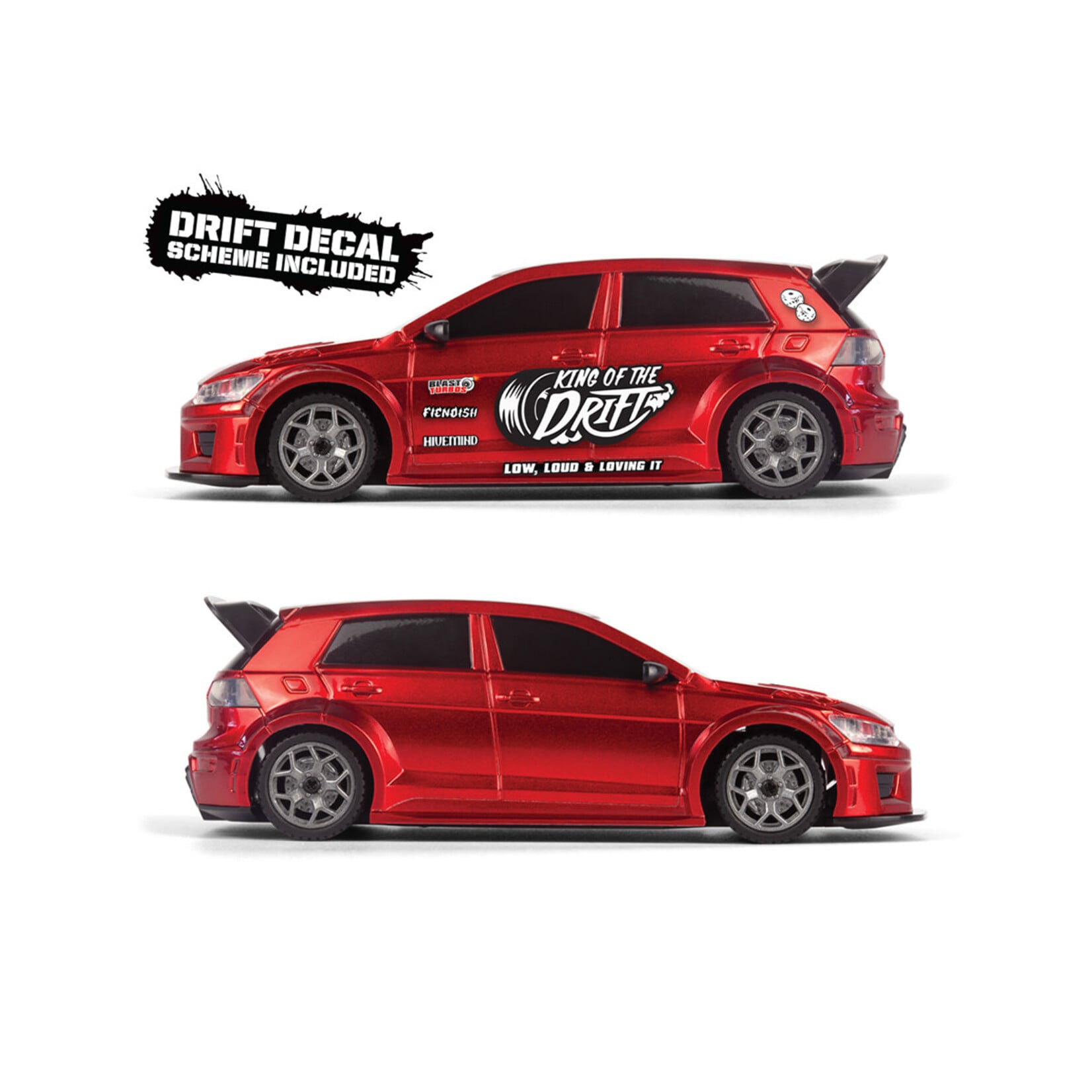 BlackZon Myte D 1/43 Drift Car - Red
