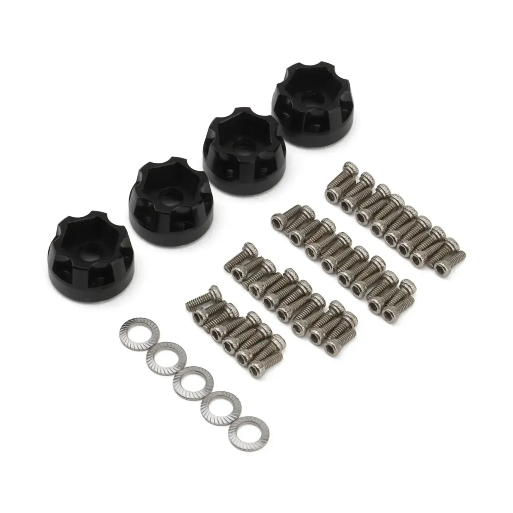 Treal Hobby Type E 1.0" 6-Slot Beadlock Wheels (Purple) (4) (21.9g)