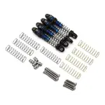 Treal Hobby Axial SCX30 26mm Aluminum Threaded Shocks (Blue) (4)