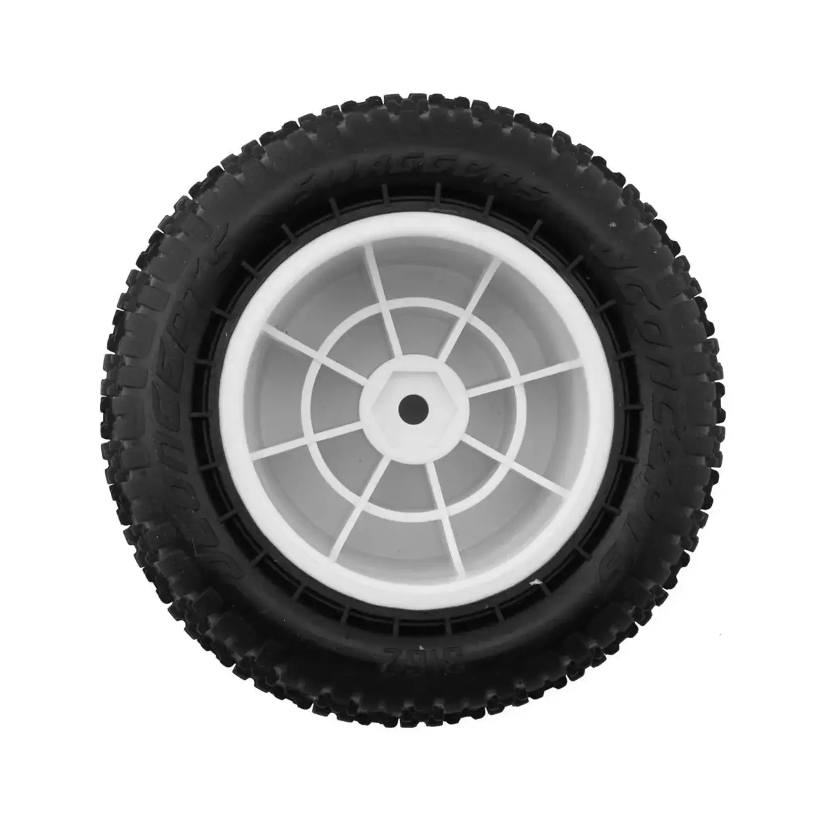JConcepts Swaggers 2.2" Pre-Mounted Stadium Truck Tires (White) (2) (Pink) w/12mm Hex