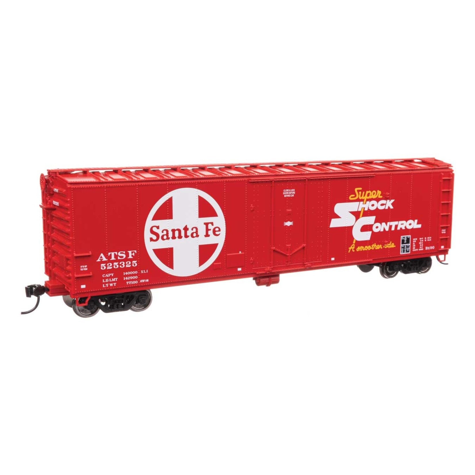 Walthers HO 50' PC&F Insulated Boxcar - Ready to Run -- Santa Fe #525325