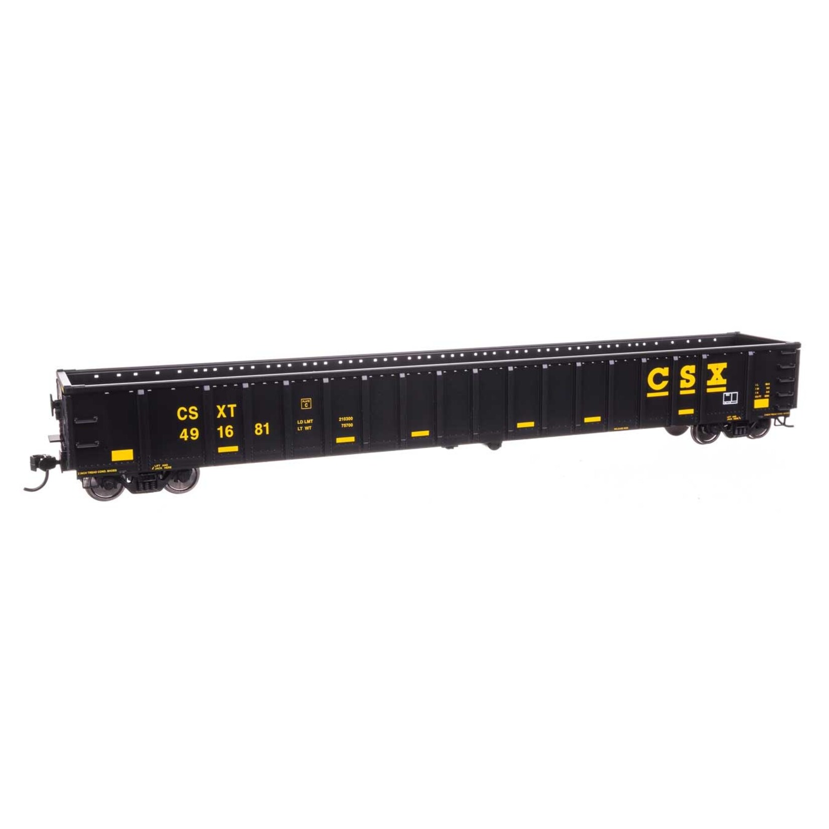 Walthers HO 68' Railgon Gondola - Ready To Run -- CSX #491681