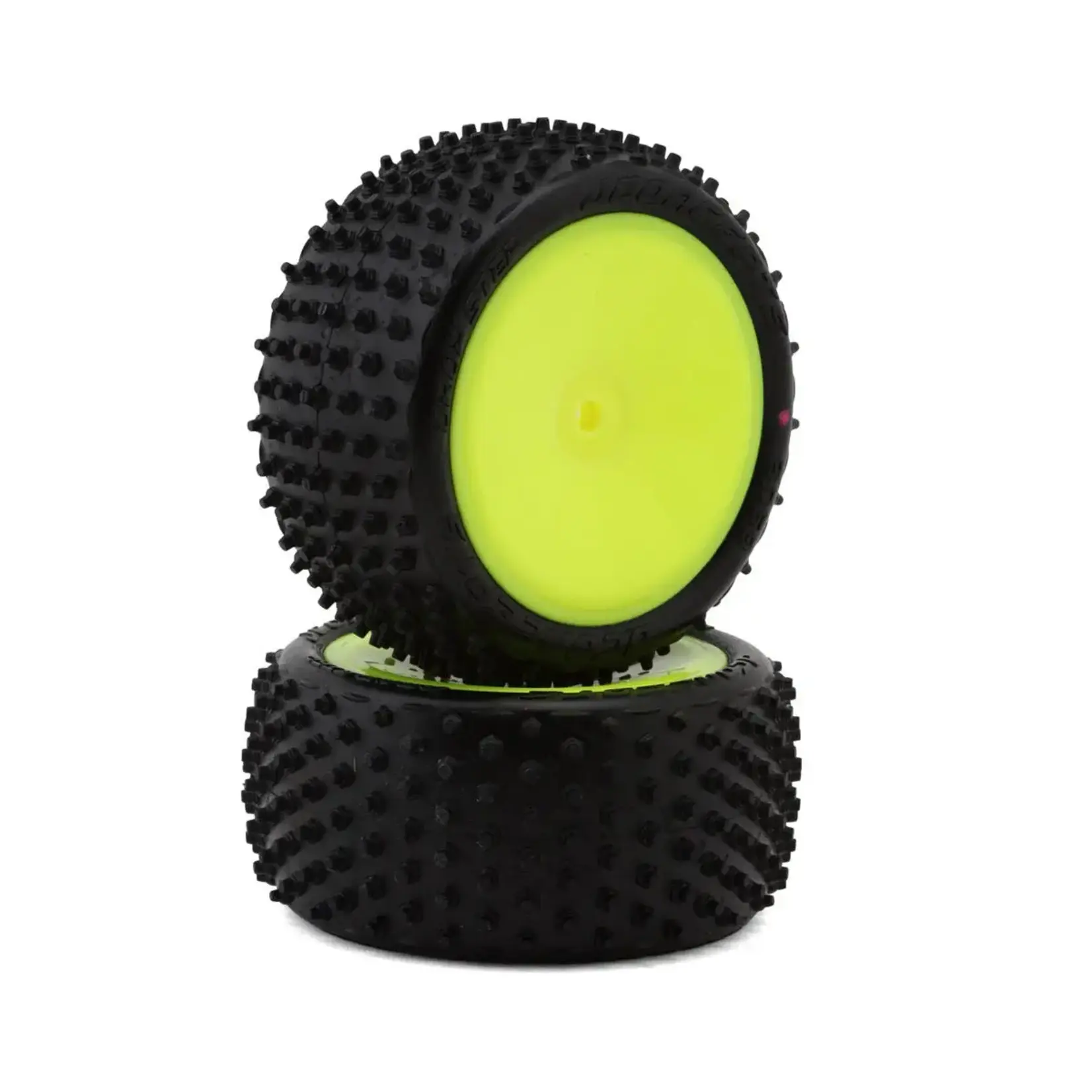 JConcepts JConcepts Drop Step 2.2" Pre-Mounted Rear Buggy Carpet Tires (Yellow) (2) (Pink) w/12mm Hex