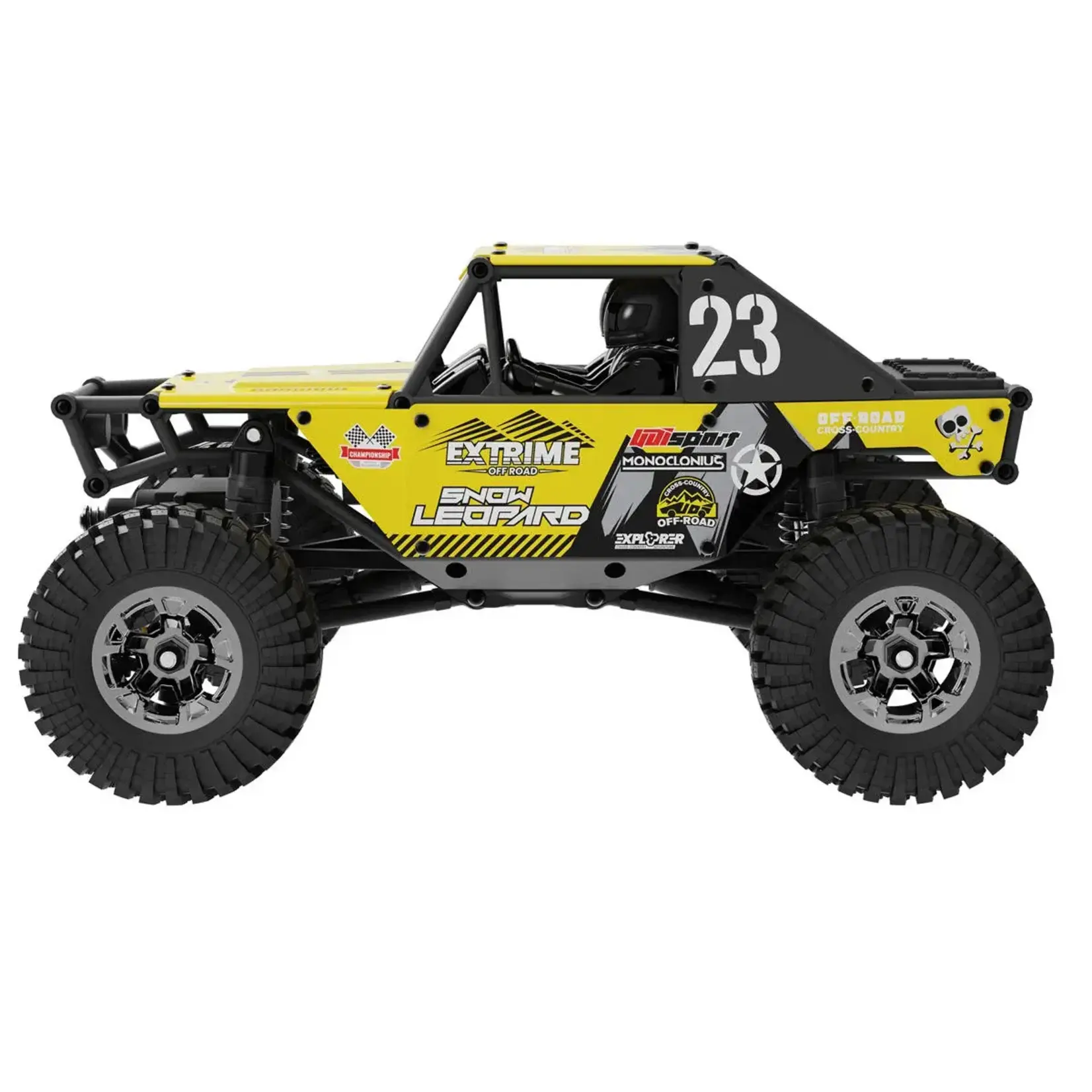UDI RC UCX24 Snow Leopard 1/24 Brushed RTR Micro Rock Crawler (Yellow) w/2.4GHz Radio, Battery & Charger