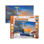 Royal Brush Manufacturing Royal Brush Manufacturing Painting By Numbers Adult Large Waterside Lighthouse