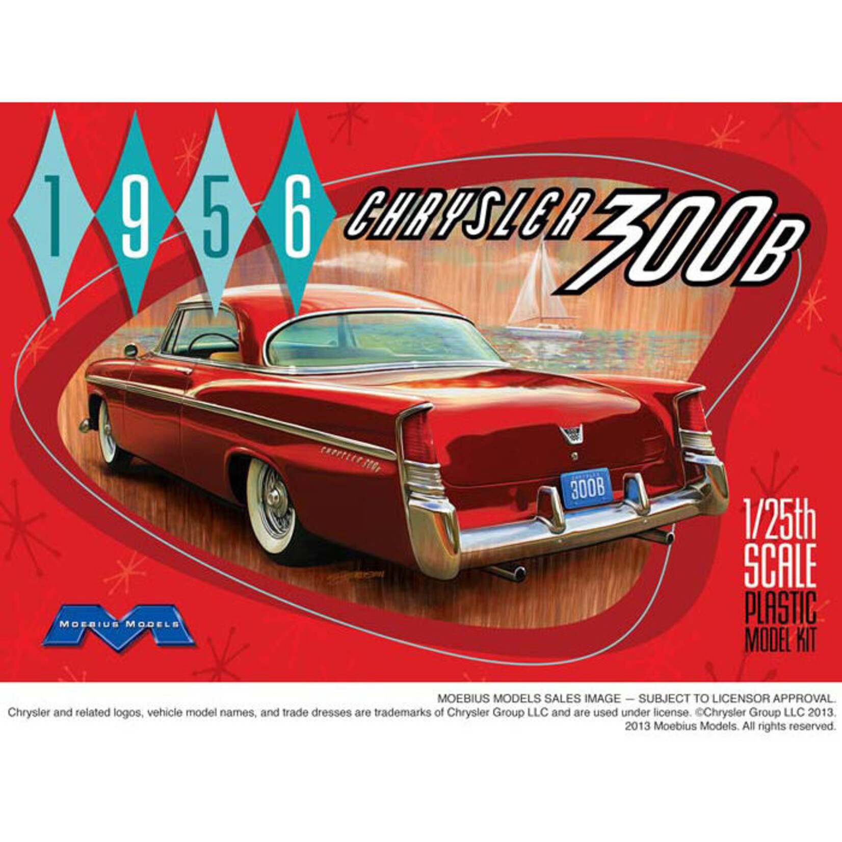 Moebius 1/25 '56 Chrysler 300B