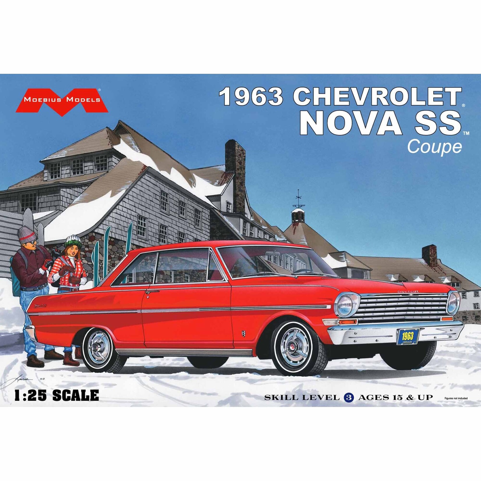 AMT 1963 Chevrolet Nova SS Coupe 1/25th Scale