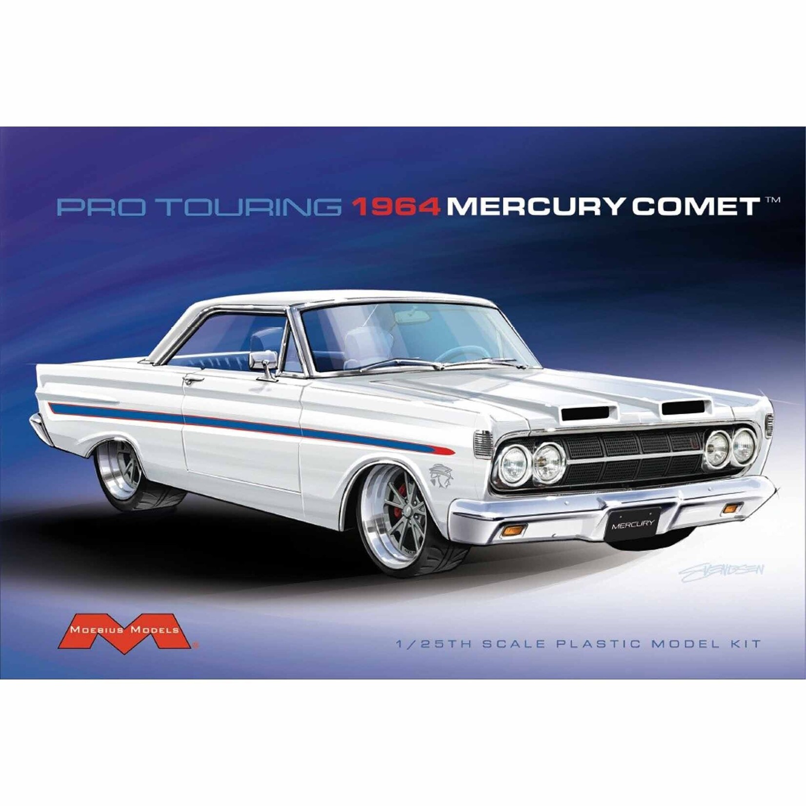 Moebius 1/25 Pro Touring 1964 Mercury Comet Model Kit