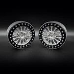 2.2 "Shield" Aluminum Beadlock Wheels w/Hubs (2)