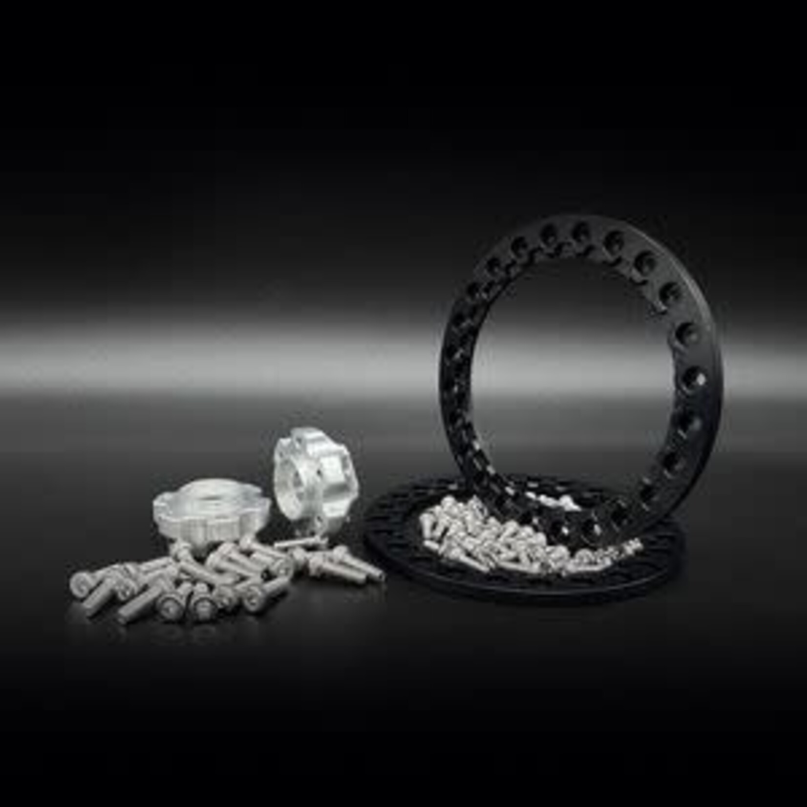 2.2 "Shield" Aluminum Beadlock Wheels w/Hubs (2)
