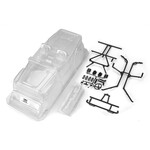 Pro-Line 2004 Jeep LJ Clear Body with Trail Cage & Scale Molded Accessories for 12.3" Wheels