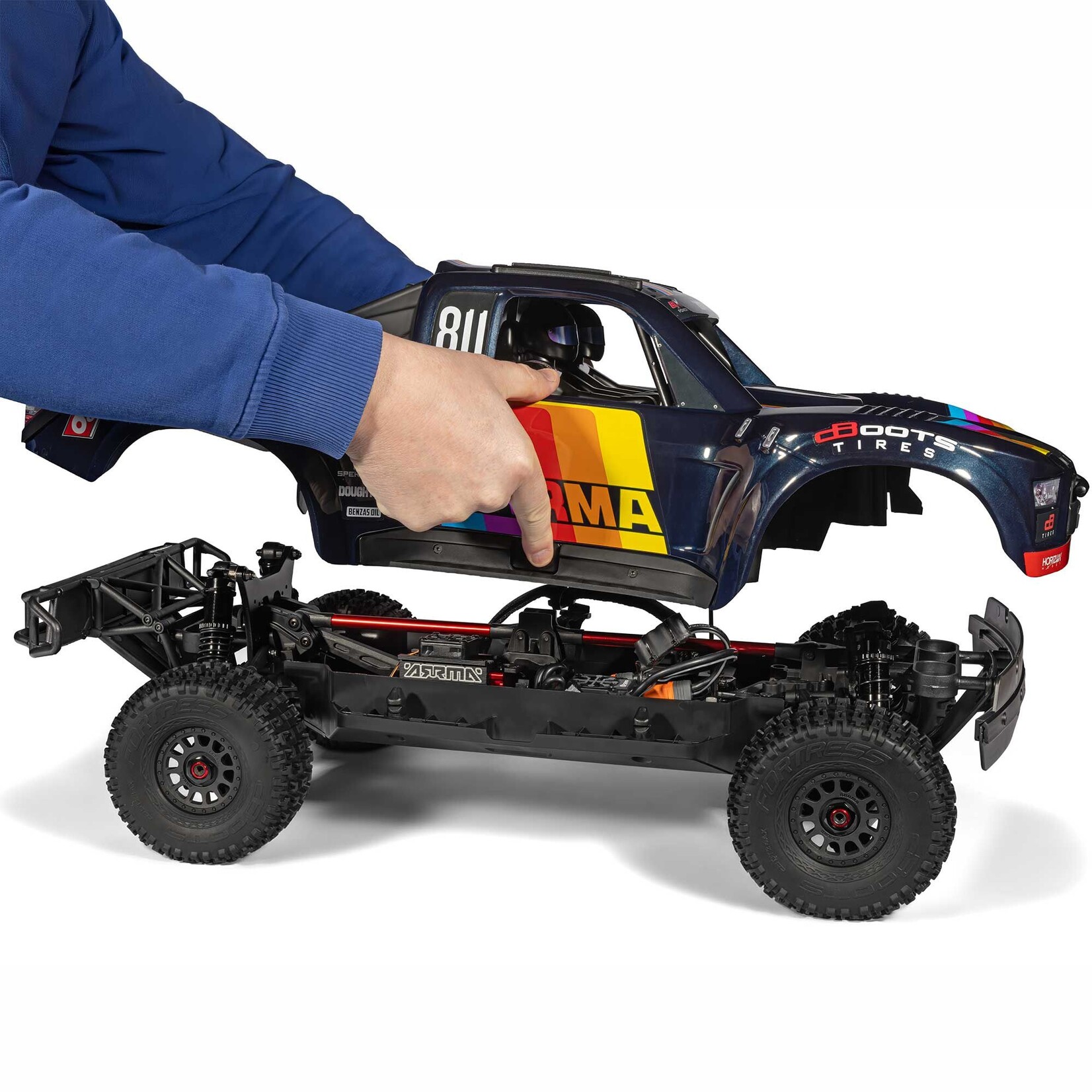 Arrma 1/7 MOJAVE 6S 4X4 RTR Brushless Desert Truck, Beige