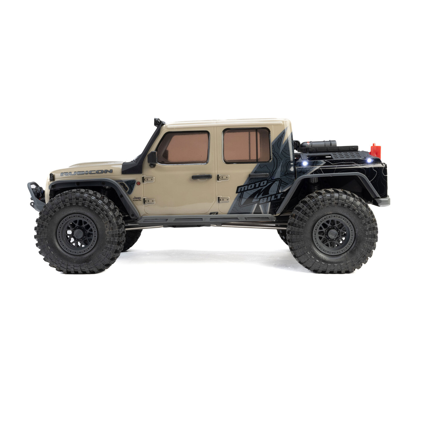 Axial 1/10 SCX10 III Motobilt Waypoint Jeep JT Gladiator 4X4 RTR Brushed Rock Crawler, Tan