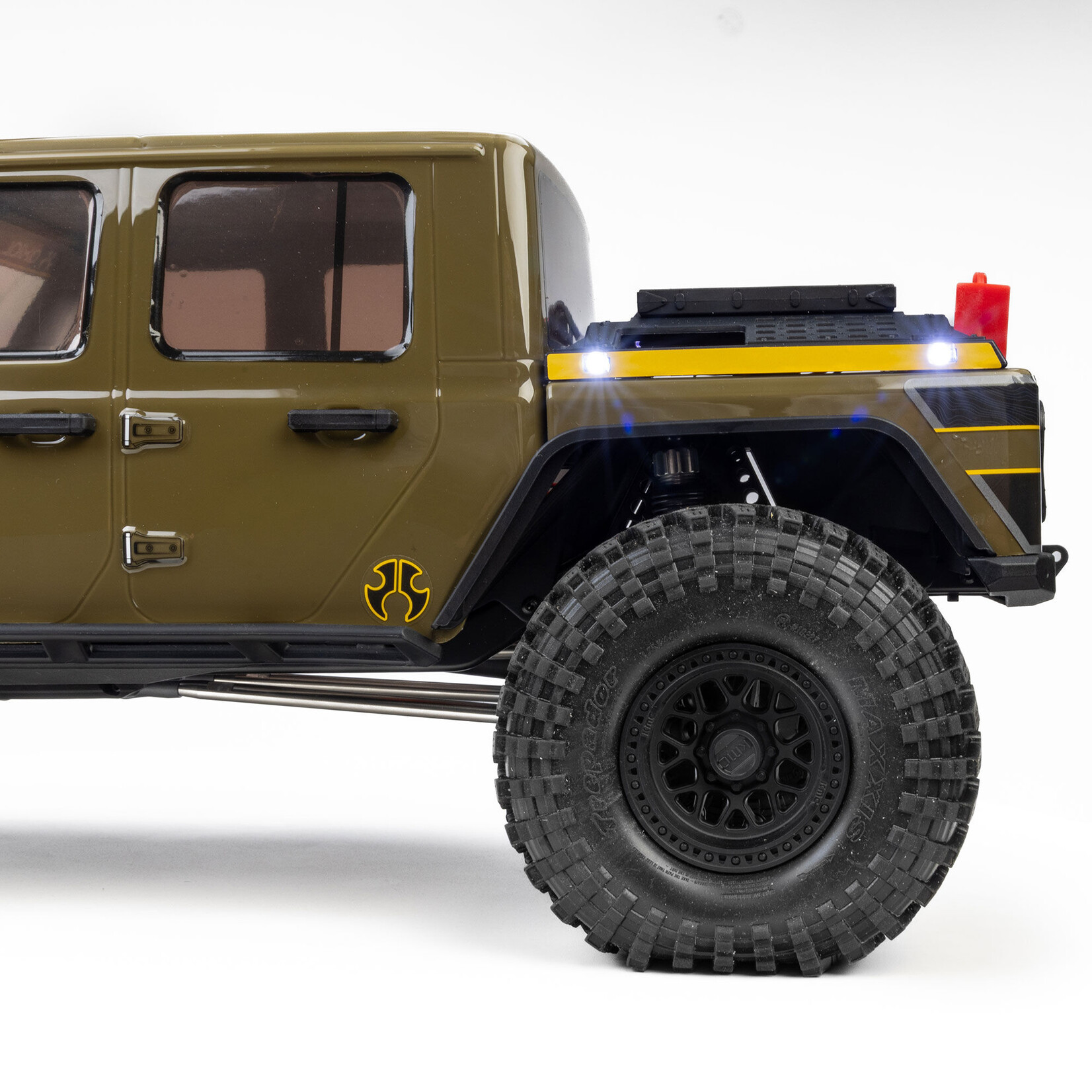 Axial 1/10 SCX10 III Motobilt Waypoint Jeep JT Gladiator 4X4 RTR Brushed Rock Crawler, Green