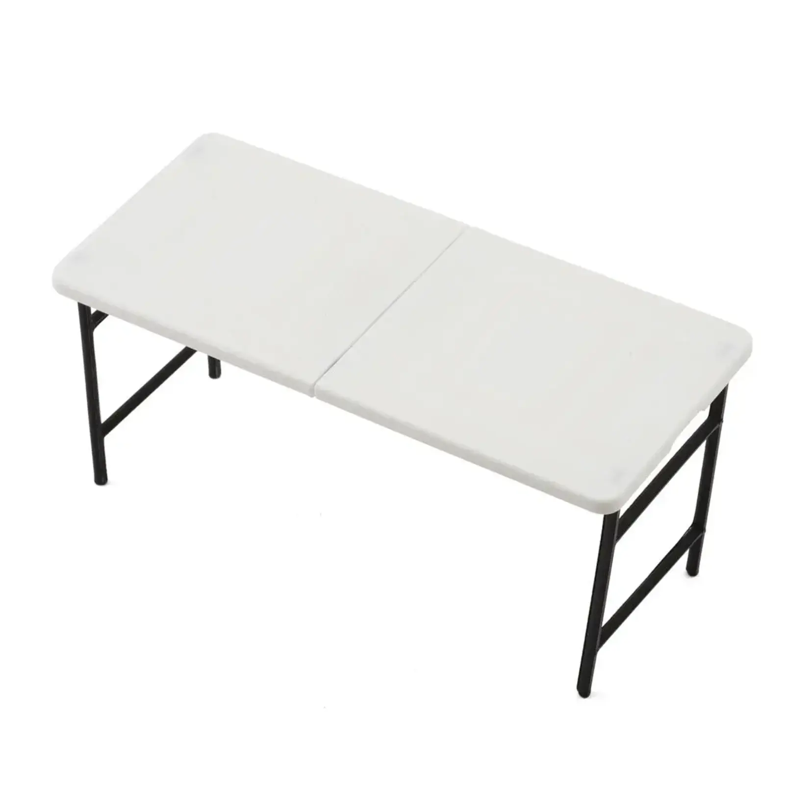 Knights Customs 1/10 Folding Camping Table (White) (PLA Tough+)