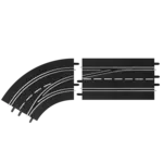 Carrera Lane Change Curve left, out to in