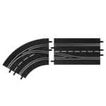 Carrera Lane Change Curve left, in to out