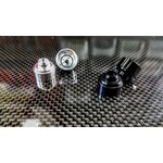 Big Bore Shock Caps - Black